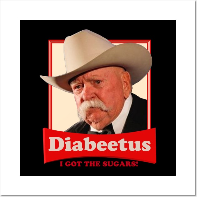 Retro Style - Diabeetus I Got The Sugars! Wall Art by Brown777